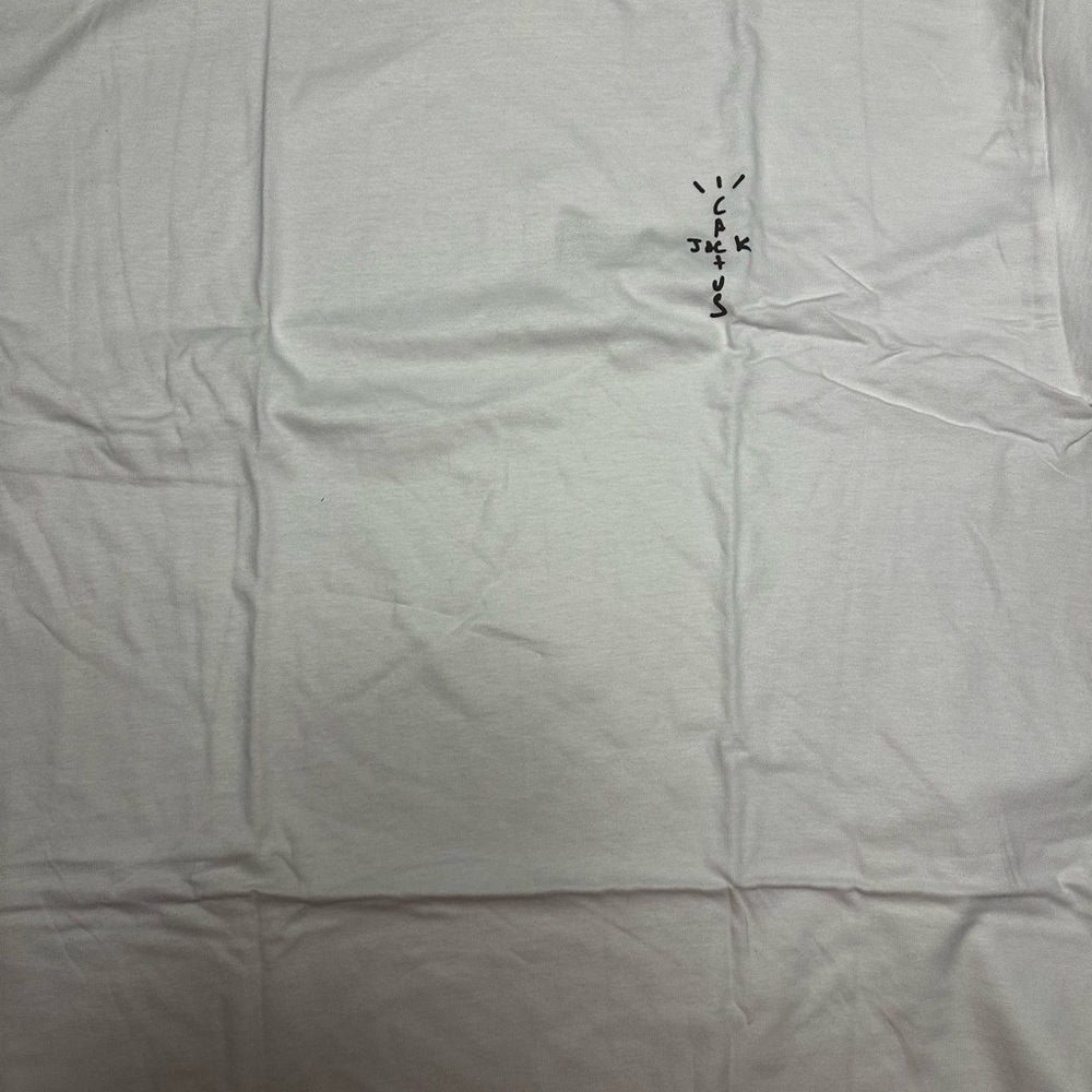 Travis Scott Cactus Jack Logo White Tee Size Large